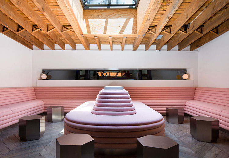 辦公室沙發(fā)擺放效果圖